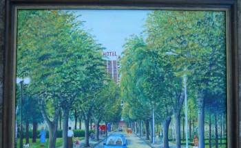 Une exposition de peinture.